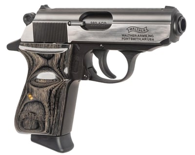 Walther PPK/S Two-Tone 380ACP Grey Lam Grips Iron Valley Exclusive - $622 