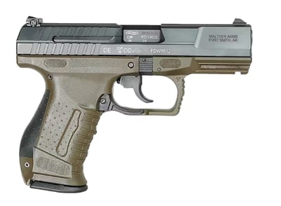 Walther P99AS Final Edition Collector Set 9mm 4" 15RD Pistol, OD Green KIT - $629.99 