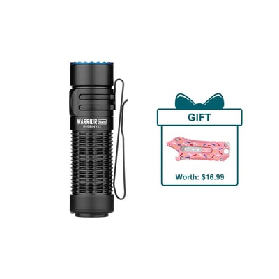 Olight Warrior Nano 1200 Lumens Tactical EDC Flashlight + Otacle Doughnut - $44.99 (Free S/H over $49)