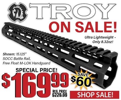 Troy Industries On SALE @ Midsouth Shooters Supply