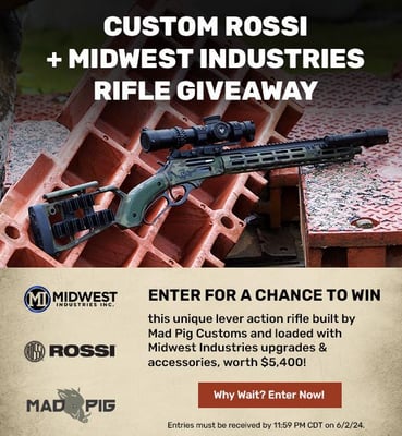 Enter for a chance to win a custom Rossi Rifle