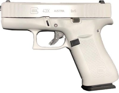 Skydas Gear Glock 43X 9mm 3.4" Barrel 10-Rounds Storm Trooper Coating - $499.99 ($9.99 S/H on Firearms / $12.99 Flat Rate S/H on ammo)