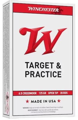 Winchester 6.5 Creedmoor 125 Grain 20 Rounds - $16.59