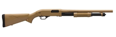 Winchester SXP Defender 12 Gauge Pump Shotgun, 18.5" BBL, 5+1 Rounds, FDE - $249.99 