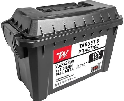 Winchester Target & Practice 7.62x39mm 123-Gr. FMJ 360 Rnds - $264.99 (Free Shipping on $100+ Orders)