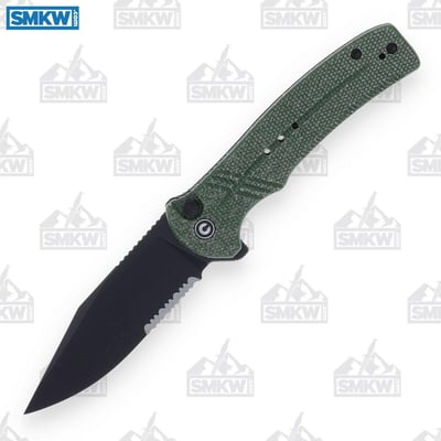 CIVIVI Cogent Green Micarta Partially Serrated - $70 (Free S/H over $75, excl. ammo)