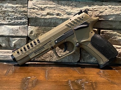 Grand Power X-Calibur Full FDE 15+1 9mm With 5" Black Nitron Finished, Fluted Bull Barrel - $799 S/H $14.95