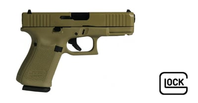 Glock 19 GEN5 9MM FXD W/FRONT SERRATIONS FDE - $549.99 (Free S/H on Firearms)