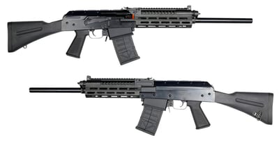 JTS M12AK T1 Black 12Ga 18.7" Barrel 3" Fixed Stock M-Lok Rail 5rd - $330.29