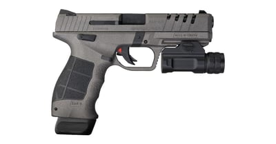 SAR USA SAR9X 9mm Pistol W/ Weapon Light, Platinum Cerakote - $499.99
