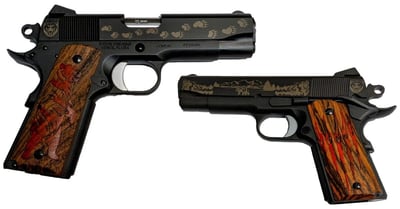 Fusion Combat Carry Black 10mm 4.5" Barrel 8-Rounds Bear Engraved Grips - $791.99 ($9.99 S/H on Firearms / $12.99 Flat Rate S/H on ammo)