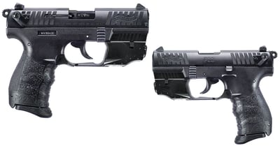 BACKORDER Walther P22Q .22lr Black Laser Set 10 round Pistol w/ 2 Magazines - $349.99 (Free Shipping over $250)