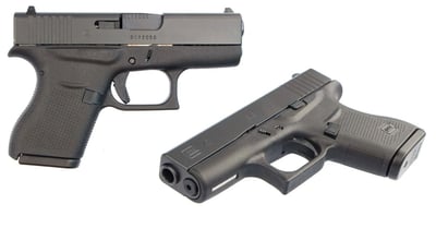 GLOCK G43 G3 9mm 3.4in Black 6rd - $445.22 (Free S/H on Firearms)