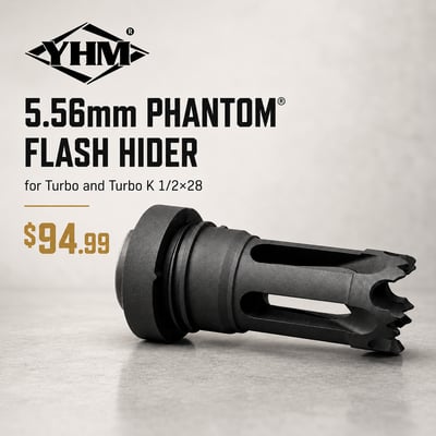 5.56mm Phantom Flash Hider for Turbo and Turbo K 1/2 28 - $94.99 