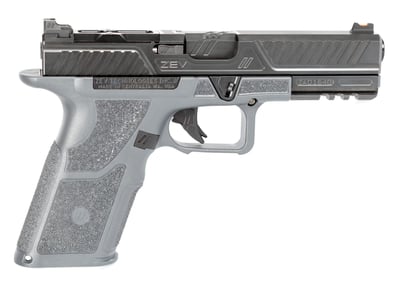 ZEV Technologies OZ9 Combat 9mm 4.49" Barrel 17rd Pistol, 2 Magpul PMAGs, Black / Gray - $1102.99 
