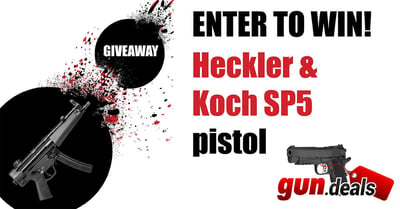 Gun Giveaway - Win Heckler & Koch SP5 Pistol!