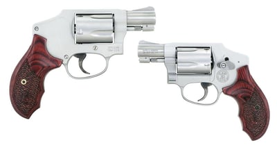 SMITH & WESSON 642 38SPL+P 1.875 5rd SS/WOOD - $525.99 (Free S/H on Firearms)