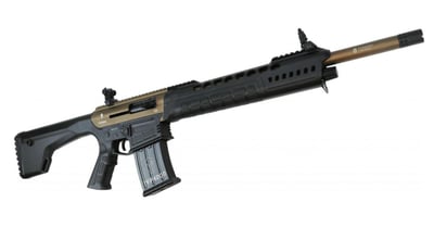 Typhoon Defense X12 Tactical AR Style 12 GAUGE 3" 18.5" Black / Bronze BattleHawk Armory - $399.88