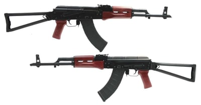 PSA AK-47 GF3 Forged Triangle Side Folding Rifle, Redwood - $899.99