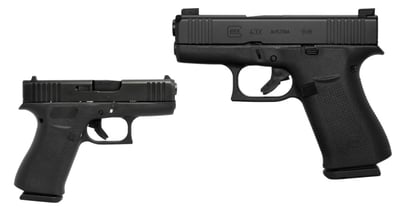Glock 43X Factory Rebuilt USA 9mm 3.41" Barrel Fixed Sights 10rd - $479.99 after code "WELCOME20"