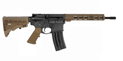 P2A PATRIOT 14.5" 5.56 NATO 1/7 Carbine Length Melonite M-LOK Rifle - Pinned & Welded - BLK/FDE - $623.99 after 20% 