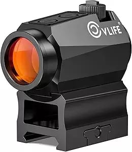 CVLIFE JackalHowl Red Dot Motion Awake 2 MOA IPX7 Waterproof & Fogproof, 50,000H Battery Life, 1x20mm for 21mm Picatinny Rail, Absolute Co-Witness - $42.83 w/code "GJW3SIOM" + FREE Shipping