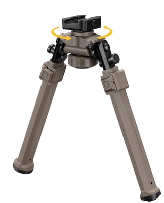 CVLIFE Picatinny Rifle Bipod Adjustable Rotation 360 Degrees Tilt Portable Sturdy - $27 w/code "CF7D5U7E" + FREE Shipping
