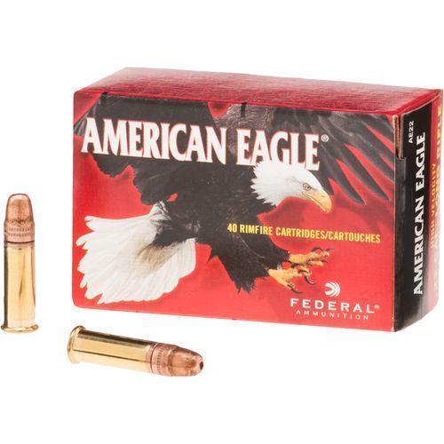 Federal Premium American Eagle .22 LR 38-Gr. 40 rounds - $5.99