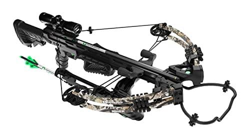 CenterPoint Archery Sniper Elite 385 Crossbow Package C0004 with 4x32mm Scope, Quiver and Arrows, Black/Camo - $262.49 (Free S/H over $25)