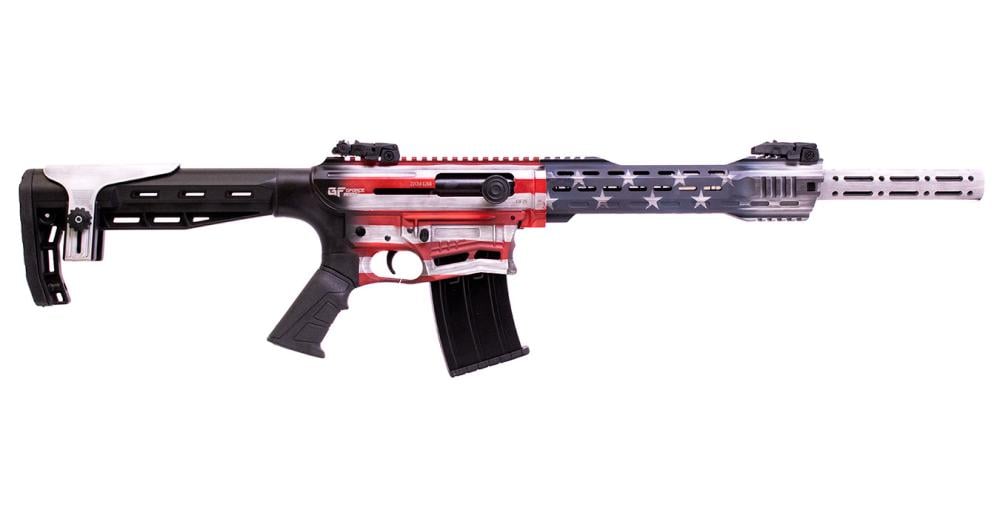 GForce GF25 12 Gauge AR-12 Shotgun with American Flag Finish - $349.99 (Free S/H on Firearms)