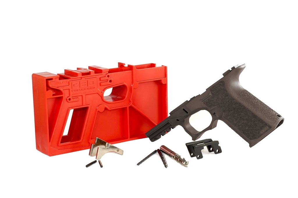 Polymer 80 PF940V2 Full Size Pistol Frame Kit For Glock 17/22 Version 2 Cob...