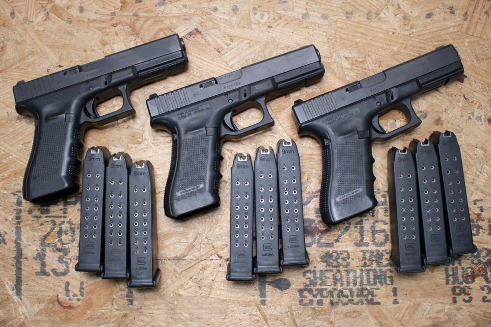 Glock 17 Gen4 9mm Police Trade-in Pistols (Fair Condition) - $349.99 (Free S/H on Firearms)