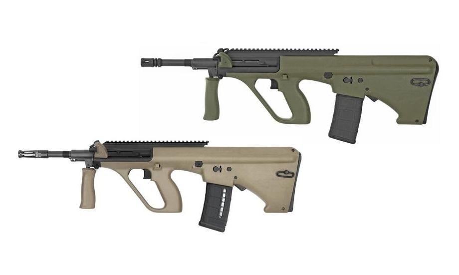 Steyr Arms AUG A3 M1 .223 Rem/5.56 Semi-Automatic AR-15 Rifle w/ Extended Rail - Green/Mud/White - NATO VERSION - $1699 shipped 