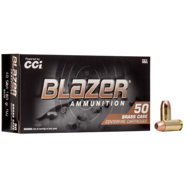Blazer Brass 40 S&W 180 Grain Full Metal Jacket (1000 rounds) - $355