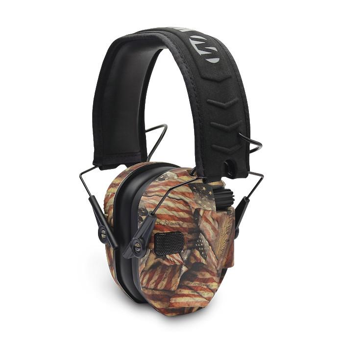 Walkers Game Ear Razor Muff Hearing Protection American Flag/Carbon - $41.99