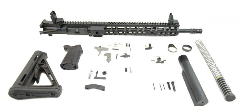 PSA 16" 5.56 NATO 1:7 Midlength Nitride 13.5" Lightweight M-Lok MOE EPT Rifle Kit w/ MBUS Sight Set - $469.99 + Free Shipping