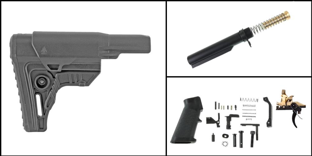 Finish Your Lower Kit: FosTecH Echo Sport Binary Trigger for the AR-15 Platform + AR-15 Mil-Spec Buffer Tube Kit + KAK AR-15 "Lite" LPK + Leapers, Inc. -UTG PRO - $314.99 (FREE S/H over $120)