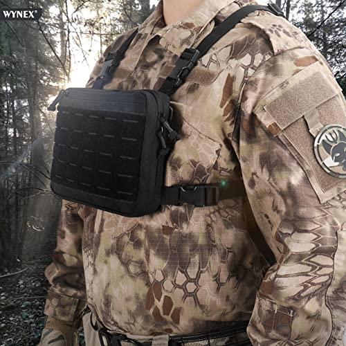 WYNEX Tactical Chest Rig Bag Molle (Black, FDE, Green) - $17.99 (Free S ...