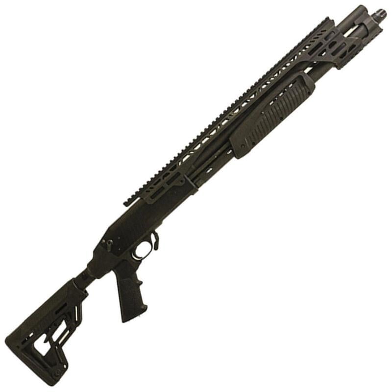 Standard Manufacturing SP-12 12 Gauge Pump Action Shotgun Black - $563.19 (click the Email For Price button to get this price)