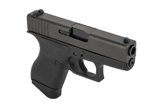 Glock G43 9mm Subcompact Slimline 6-Round Handgun - 3.39" Barrel - Black - $394.24 w/code "SAVE12" 