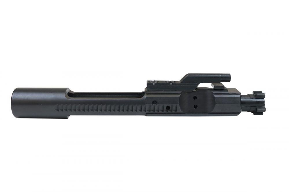 The full mass M16 pattern 8620 steel bolt carrier has been treated with a s...
