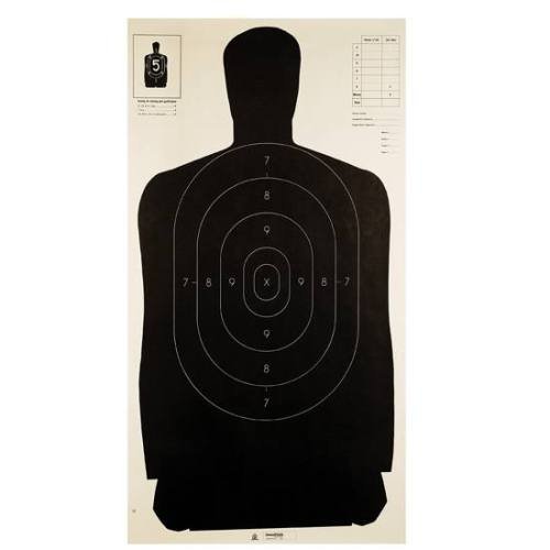Champion Traps and Targets LE B27 Black Police Silhouette Target (Pack of 100) - $45.69 shipped (Free S/H over $25)