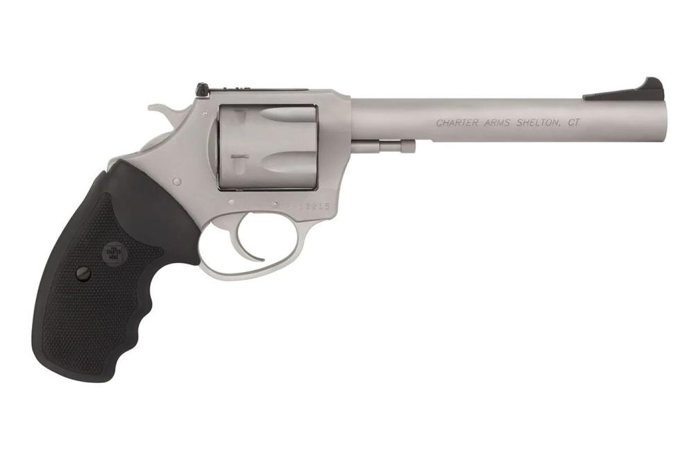 Charter Arms Target 357 Magnum Stainless Double-Action revolver with 6 Inch Barrel - $479.99 (Free S/H on Firearms)