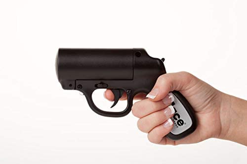 Mace Brand Pepper Spray Gun w/ Strobe LED Police Strength with UV Dye, 20' Spray - $37.6 (Free S/H over $25)