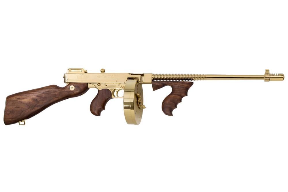Auto Ordnance 1927-A1 Deluxe 45 ACP Rifle with Titanium Gold Finish and Walnut Stock - $3777.77