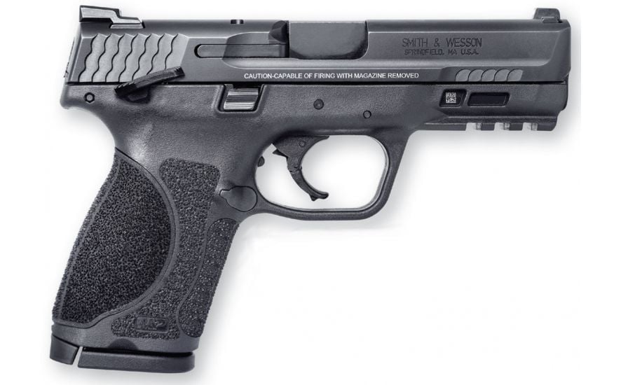 Smith & Wesson M&P M2.0 Compact 9mm 4" Barrel 15+1 W/Manual Thumb Safety 11686 - $401.15 (Free S/H on Firearms)