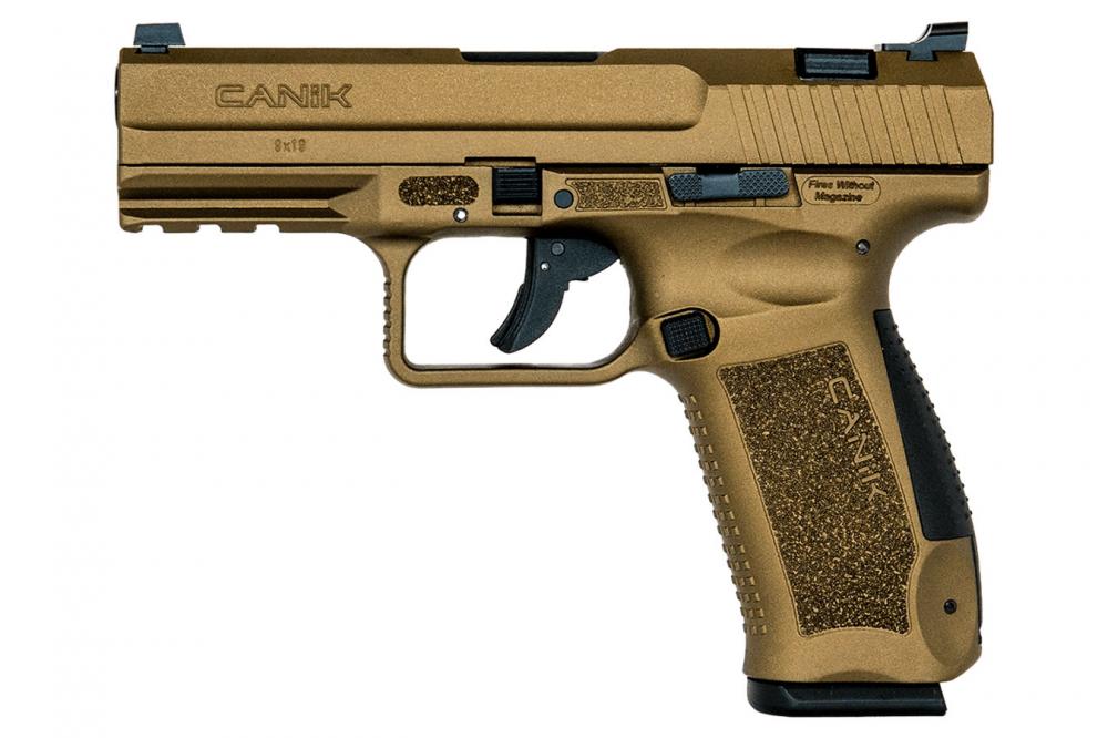 Canik TP9DA 9mm Burnt Bronze Pistol with Warren Sights - $307.99 