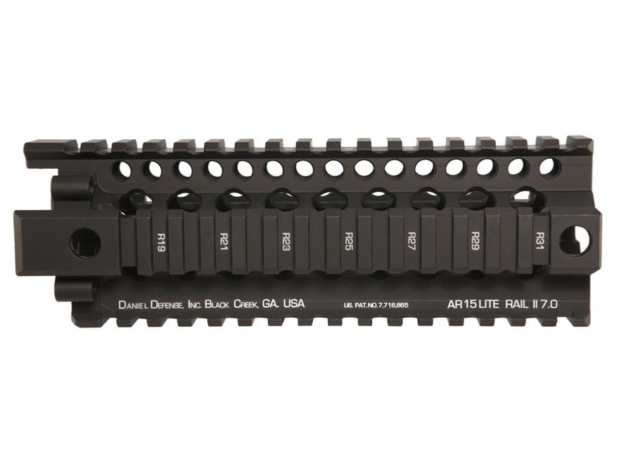 Daniel Defense Lite Rail II 7.0 Free Float Tube Handguard Quad Rail AR ...