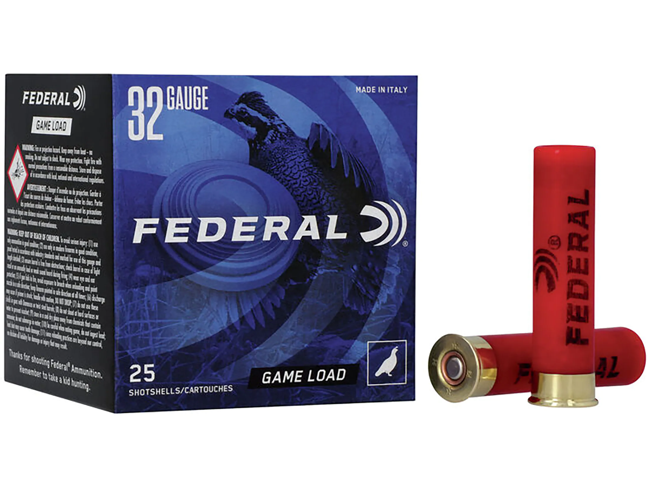 Federal Game-Shok Heavy Field Load Ammunition 32 Gauge 2-1/2" 1/2 oz #8 Shot - $21.99 Shipped w/code "OFFER55555"