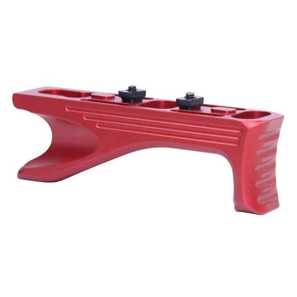 Aluminum Angled Grip For M-LOK System (Gen 2) (Anodized Red) - $48.08